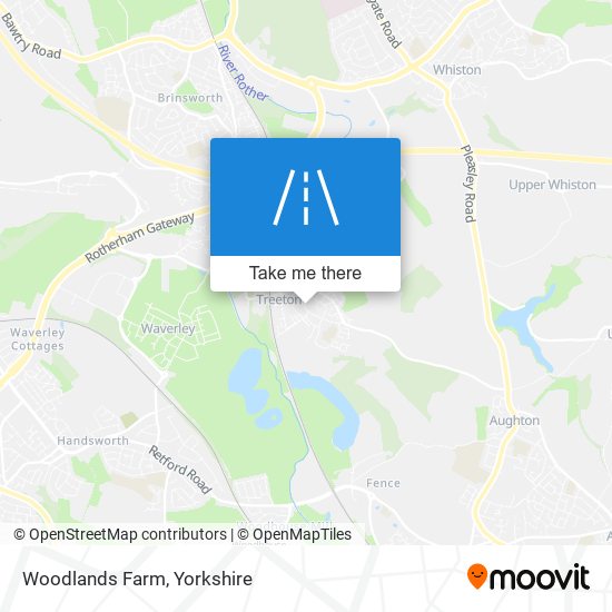 Woodlands Farm map