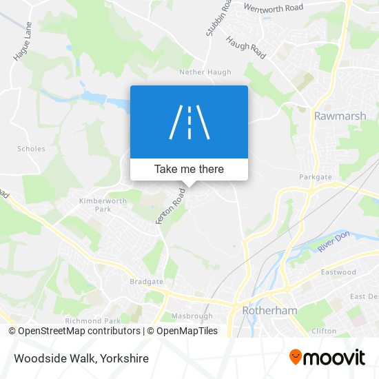Woodside Walk map
