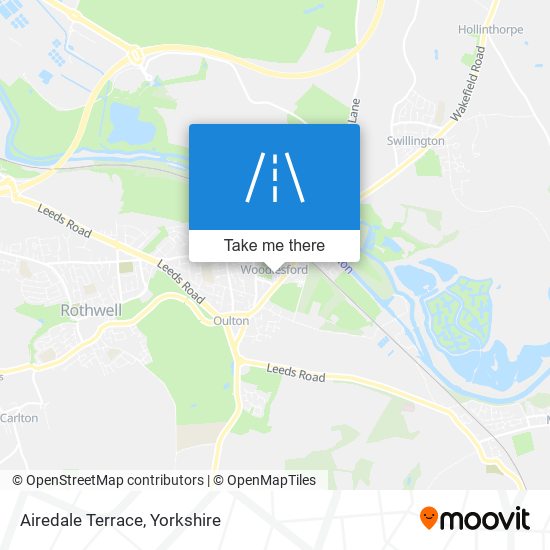 Airedale Terrace map