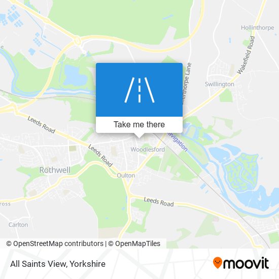 All Saints View map