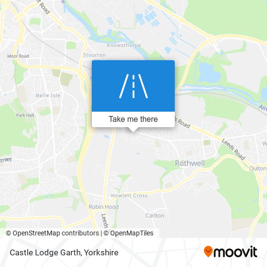 Castle Lodge Garth map
