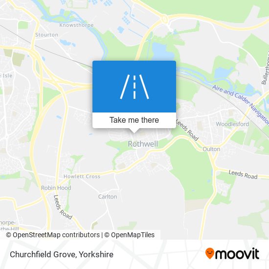 Churchfield Grove map