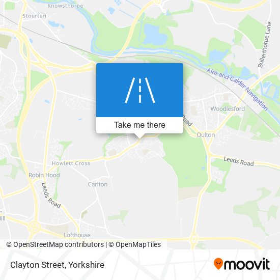 Clayton Street map
