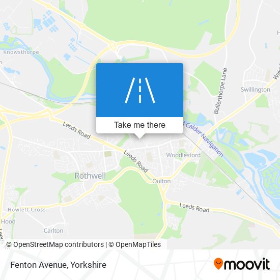 Fenton Avenue map