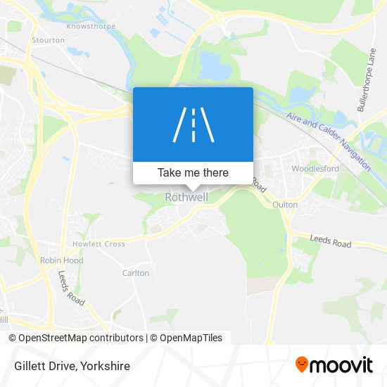 Gillett Drive map