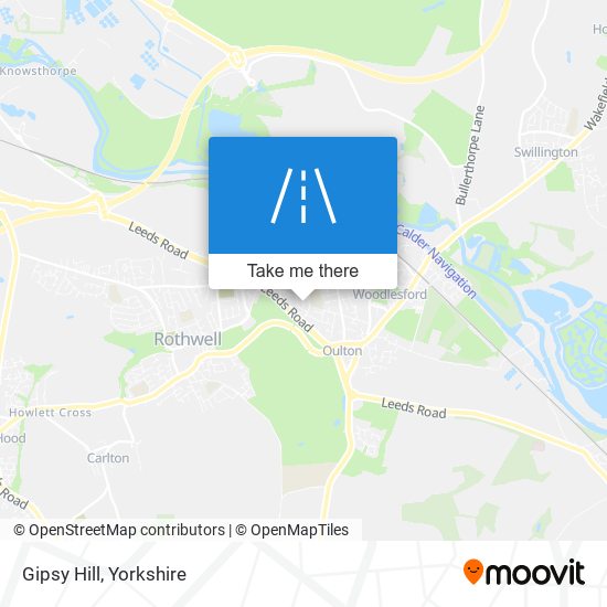 Gipsy Hill map