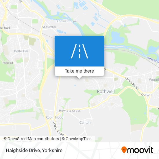 Haighside Drive map