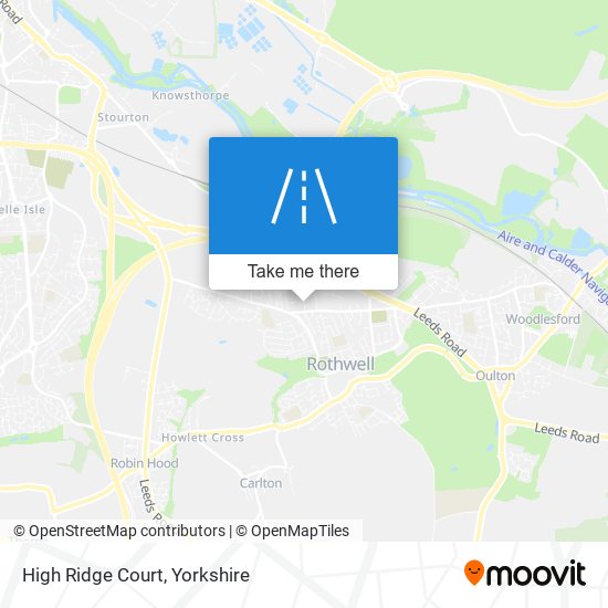High Ridge Court map