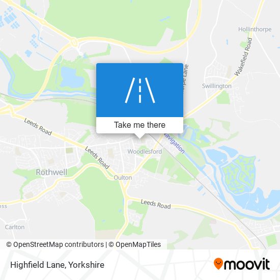 Highfield Lane map