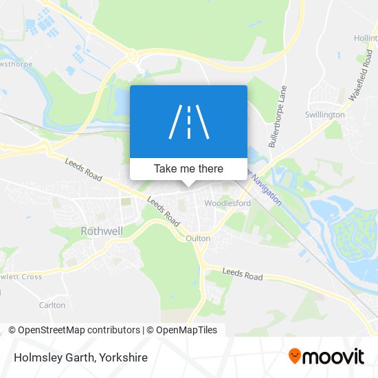 Holmsley Garth map