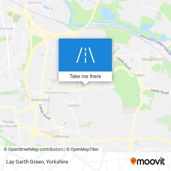 Lay Garth Green map