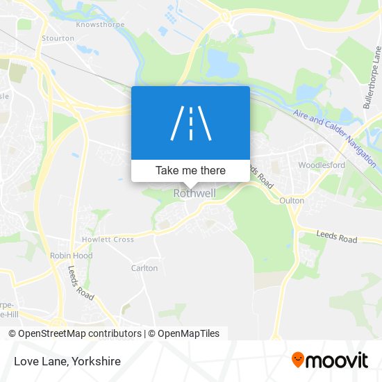 Love Lane map
