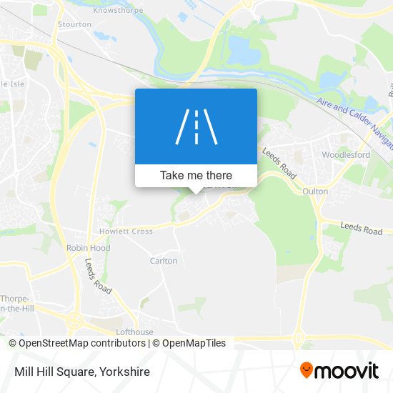 Mill Hill Square map