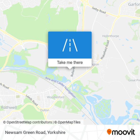 Newsam Green Road map