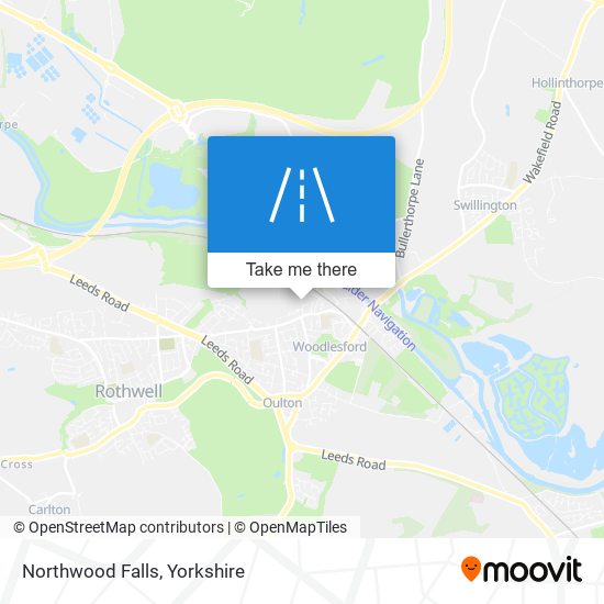 Northwood Falls map