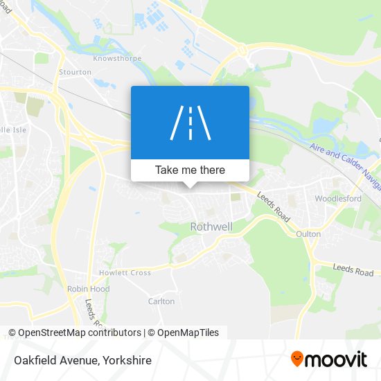 Oakfield Avenue map
