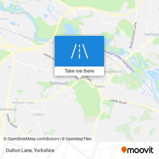 Oulton Lane map