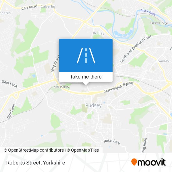 Roberts Street map