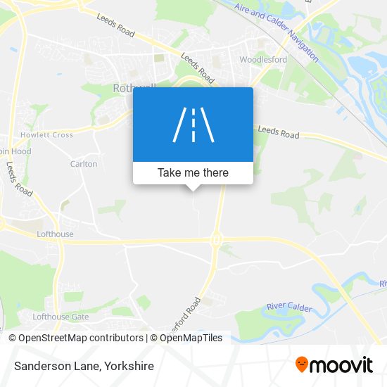 Sanderson Lane map