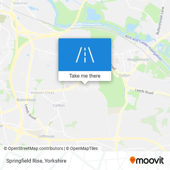 Springfield Rise map