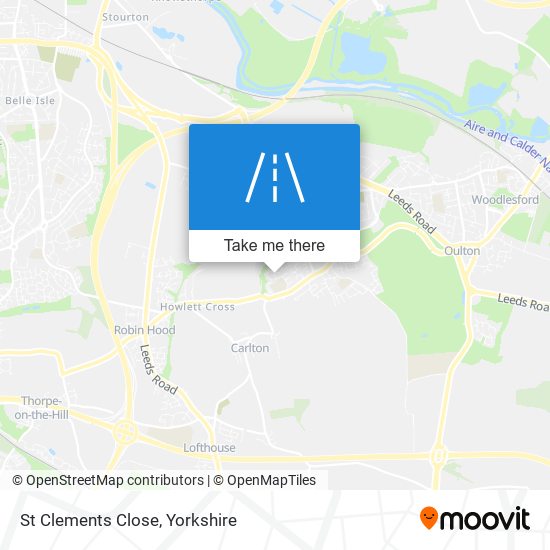 St Clements Close map