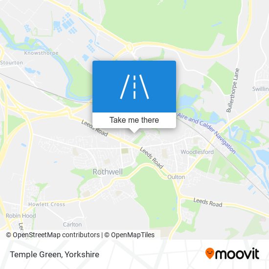 Temple Green map