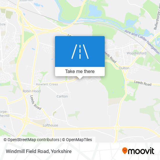 Windmill Field Road map