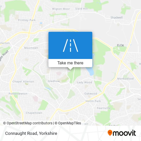 Connaught Road map