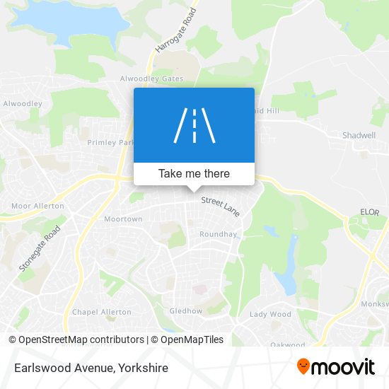 Earlswood Avenue map