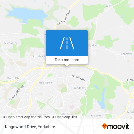Kingswood Drive map