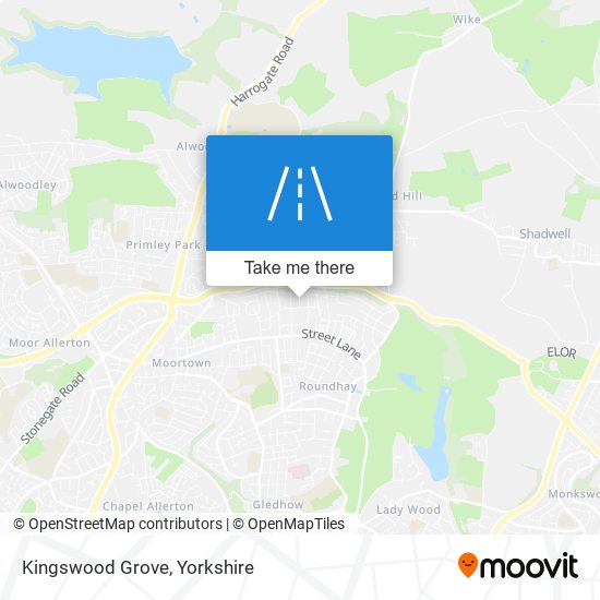 Kingswood Grove map