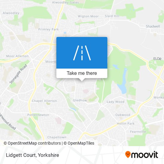Lidgett Court map