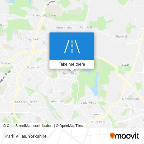 Park Villas map