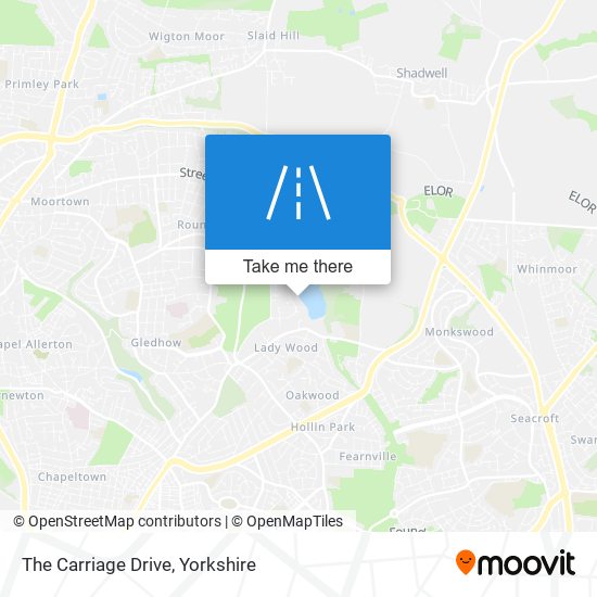 The Carriage Drive map