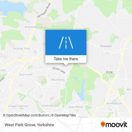 West Park Grove map