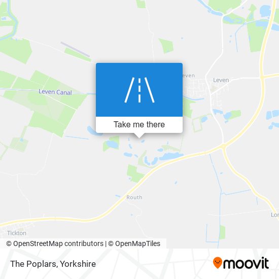 The Poplars map