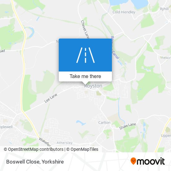 Boswell Close map