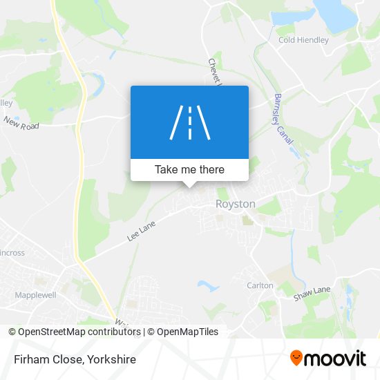 Firham Close map