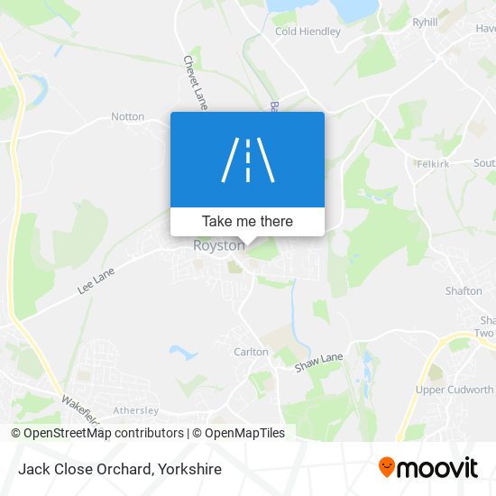 Jack Close Orchard map