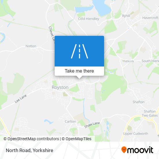 North Road map