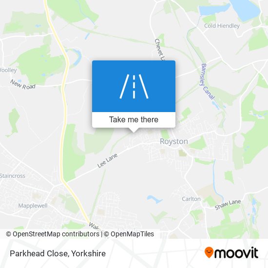 Parkhead Close map
