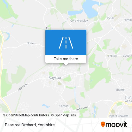 Peartree Orchard map