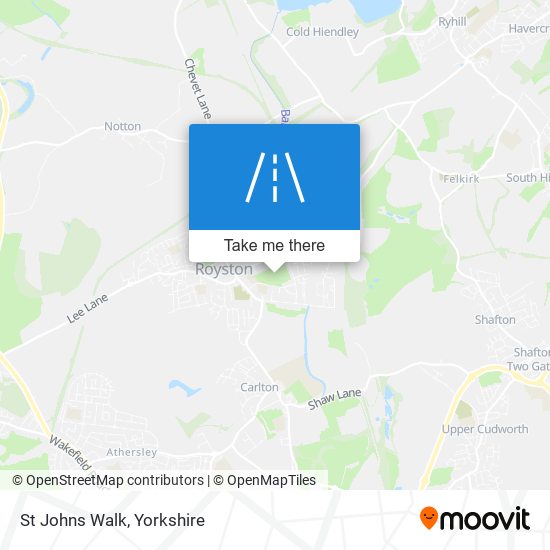 St Johns Walk map