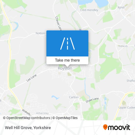 Well Hill Grove map