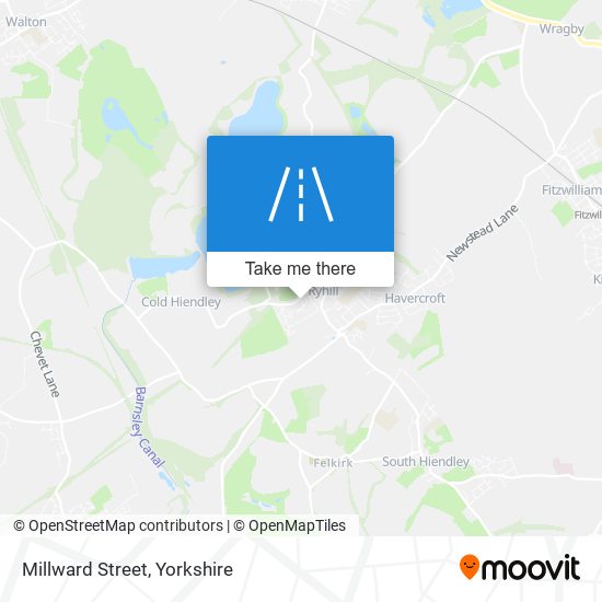 Millward Street map