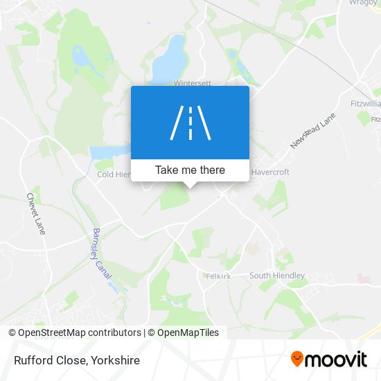 Rufford Close map