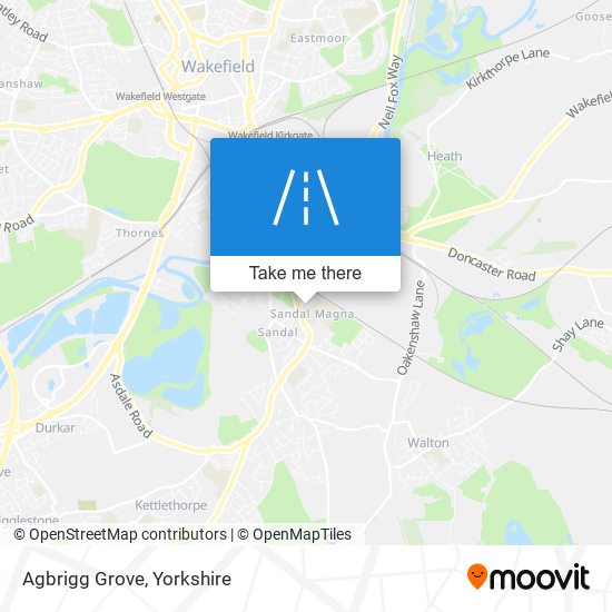 Agbrigg Grove map