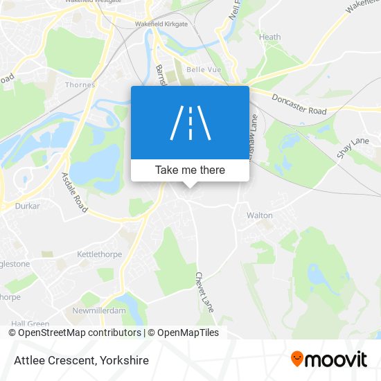 Attlee Crescent map