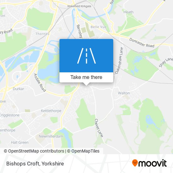 Bishops Croft map