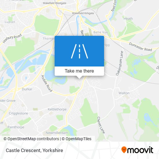 Castle Crescent map